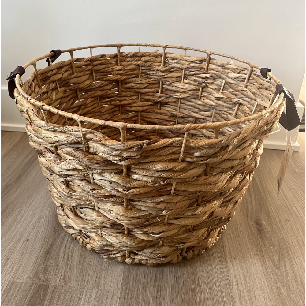 Woven basket home decor